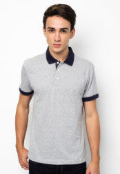 Contrast Collar Polo T-Shirt