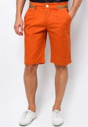 Shorts with Striped Waistband