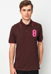 Contrasting Collar Polo Tee