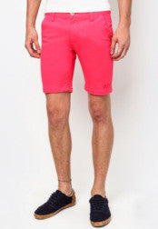 Contrast Color Short Pants