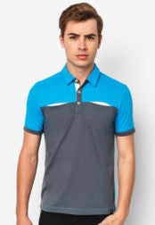 Men Color Block Polo