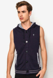 Men Lifestyle Sleeveless Hoodie