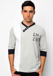 Contrast Panel T- Shirt