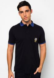 Striped Collar Polo Shirt