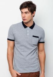 Contrast Trim Polo Shirt