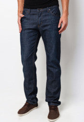 Plain Stitch Regular Cut Jeans