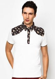 Floral Print Short Sleeves Shirt