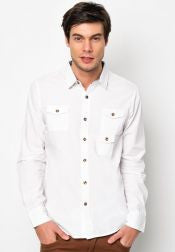 Front Pocket Long Sleeve Shirt