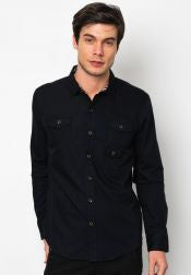 Front Pocket Long Sleeve Shirt