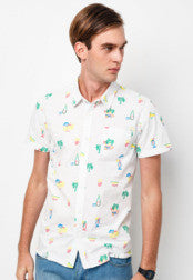 Cocktail Short Sleeve Shirt