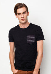 Star Print Pocket T-Shirt