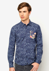 Paisley Print Long Sleeves Shirt