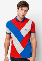 Color Block Polo Tee