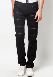 Zip Detail Jeans