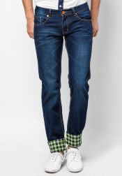 Folded Hem Jeans