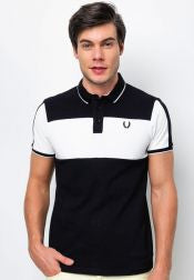 Paneled Polo Tee