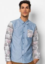 Paisley Motif Long Sleeves Shirt