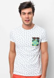 Printed Pocket T-Shirt