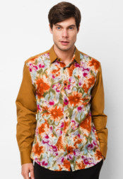 Long Sleeve Floral Print Shirt