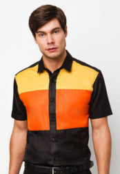 Three-Coloured Short Sleeve Shirt