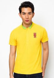 Polo Tee With Fold Down Collar & Owl Embroidery