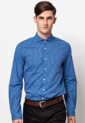 Slim Fit Stripe Long Sleeves Shirt