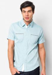 Front Pockets Short Sleeve Shirt