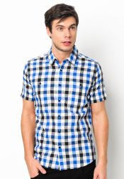 Check Prints Short Sleeve Shirt