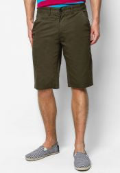 Olive Chino Shorts