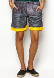 Digital Striped Shorts