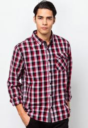 Check Print Long Sleeve Shirt