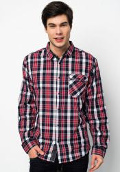 Check Print Long Sleeve Shirt